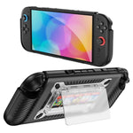 Anti-slip Textured TPU Hybrid PC Gaming Console Protective Case with Card Slot, For Nintendo Switch 2