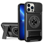 Lens Sliding Window Multifunctional Magnetic Shockproof Phone Case, For iPhone 13 Pro Max, For iPhone 13 Pro, For iPhone 13, For iPhone 12, For iPhone 12 Pro Max, For iPhone 12 Pro, For iPhone 11 Pro Max, For iPhone 11, For iPhone XR