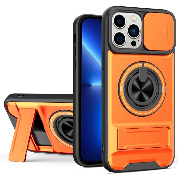 Lens Sliding Window Multifunctional Magnetic Shockproof Phone Case, For iPhone 13 Pro Max, For iPhone 13 Pro, For iPhone 13, For iPhone 12, For iPhone 12 Pro Max, For iPhone 12 Pro, For iPhone 11 Pro Max, For iPhone 11, For iPhone XR