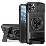 Lens Sliding Window Multifunctional Magnetic Shockproof Phone Case, For iPhone 13 Pro Max, For iPhone 13 Pro, For iPhone 12 Pro Max, For iPhone 11 Pro Max, For iPhone 11
