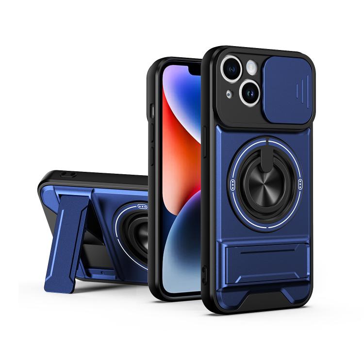 غطاء هاتف مغناطيسي متعدد الوظائف مع نافذة انزلاقية للعدسة ومقاوم للصدمات، لهواتف iPhone 13 Pro Max، iPhone 13 Pro، iPhone 12 Pro Max، iPhone 11 Pro Max، iPhone 11