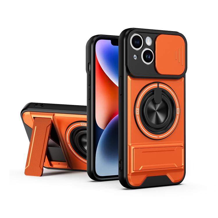 غطاء هاتف مغناطيسي متعدد الوظائف مع نافذة انزلاقية للعدسة ومقاوم للصدمات، لهواتف iPhone 13 Pro Max، iPhone 13 Pro، iPhone 12 Pro Max، iPhone 11 Pro Max، iPhone 11