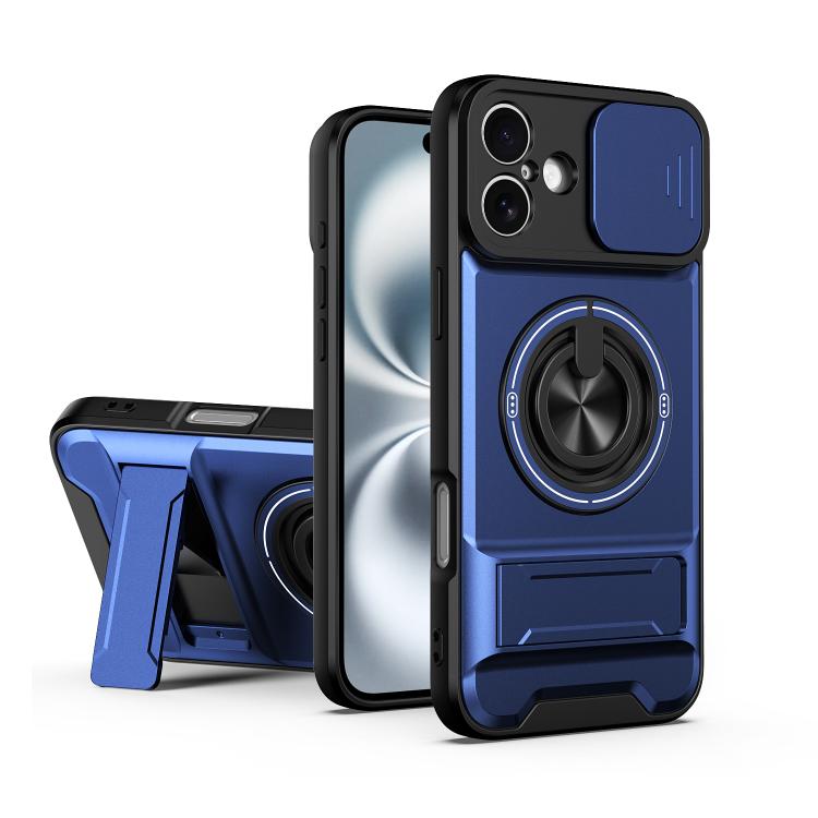غطاء هاتف مغناطيسي متعدد الوظائف مع نافذة انزلاقية للعدسة ومقاوم للصدمات، لهواتف iPhone 13 Pro Max، iPhone 13 Pro، iPhone 12 Pro Max، iPhone 11 Pro Max، iPhone 11