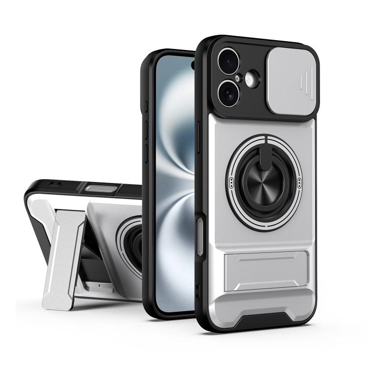 غطاء هاتف مغناطيسي متعدد الوظائف مع نافذة انزلاقية للعدسة ومقاوم للصدمات، لهواتف iPhone 13 Pro Max، iPhone 13 Pro، iPhone 12 Pro Max، iPhone 11 Pro Max، iPhone 11
