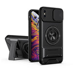 Lens Sliding Window Multifunctional Magnetic Shockproof Phone Case, For iPhone 13, For iPhone 12, For iPhone 12 Pro Max, For iPhone 12 Pro, For iPhone 11 Pro Max, For iPhone 11, For iPhone XS Max
