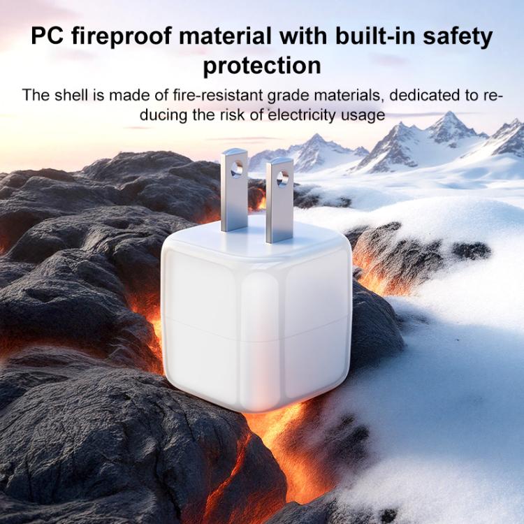 شاحن سريع صغير مكعب جليدي Yesido YC16U PD 35W Type-C، قابس الولايات المتحدة