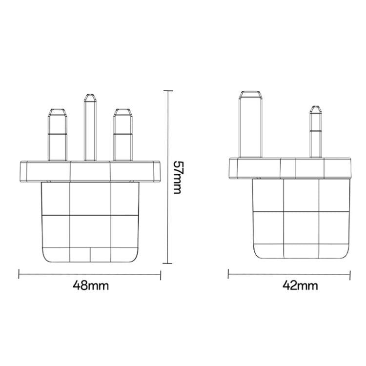شاحن سريع صغير مكعب جليدي Yesido YC149 PD 35W Type-C، قابس المملكة المتحدة