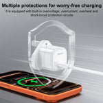شاحن سريع صغير مكعب جليدي Yesido YC149 PD 35W Type-C، قابس المملكة المتحدة