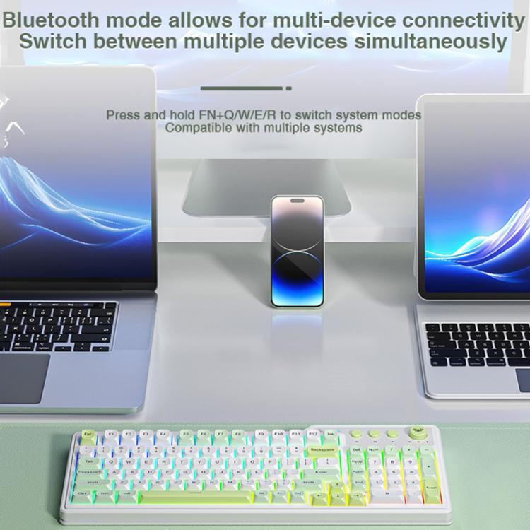 AULA F3099 99 Keys RGB Lighting Tri-Mode Gaming Keyboard