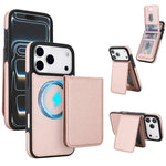 YM030 Retro Faux Leather Magnetic Detachable Wallet Phone Case, For iPhone 17 Pro Max, For iPhone 17 Pro