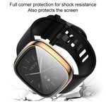 xDfind Tempered Film Integrated PC Watch Protective Cover, For Fitbit Versa 4, For Fitbit Versa 3