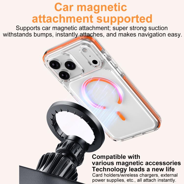 Ice Armor Magnetic PC Hybrid TPU Phone Case, For iPhone 17 Pro Max, For iPhone 17 Pro, For iPhone Air