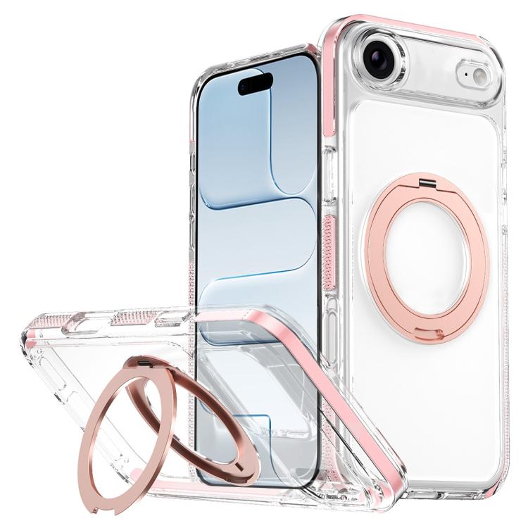 Ice Armor Magnetic Rotation Holder PC Hybrid TPU Phone Case, For iPhone 17 Pro Max, For iPhone 17 Pro, For iPhone Air