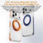 Ice Armor Magnetic Rotation Holder PC Hybrid TPU Phone Case, For iPhone 17 Pro Max, For iPhone 17 Pro, For iPhone Air