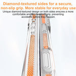 Ice Armor Magnetic Rotation Holder PC Hybrid TPU Phone Case, For iPhone 17 Pro Max, For iPhone 17 Pro, For iPhone Air