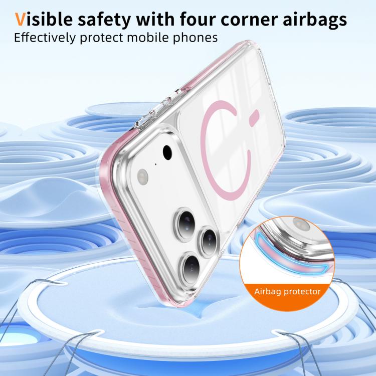Crystal Shield Clear Magnetic Acrylic Hybrid TPU Phone Case, For iPhone 17 Pro Max, For iPhone 17 Pro, For iPhone 17, For iPhone Air, For iPhone 16 Pro Max, For iPhone 16 Pro