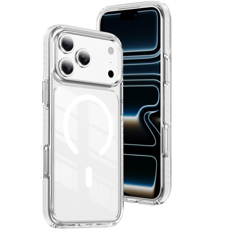 Crystal Shield Clear Magnetic Acrylic Hybrid TPU Phone Case, For iPhone 17 Pro Max, For iPhone 17 Pro, For iPhone 17, For iPhone Air, For iPhone 16 Pro Max, For iPhone 16 Pro