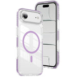 Crystal Shield Clear Magnetic Acrylic Hybrid TPU Phone Case, For iPhone 17 Pro Max, For iPhone 17 Pro, For iPhone 17, For iPhone Air, For iPhone 16 Pro Max, For iPhone 16 Pro