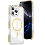 Crystal Shield Clear Magnetic Acrylic Hybrid TPU Phone Case, For iPhone 16 Pro Max, For iPhone 16 Pro, For iPhone 16 Plus, For iPhone 16, For iPhone 15 Pro Max, For iPhone 15 Pro