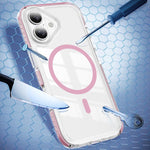 Crystal Shield Clear Magnetic Acrylic Hybrid TPU Phone Case, For iPhone 16 Plus, For iPhone 16, For iPhone 15 Pro Max, For iPhone 15 Pro, For iPhone 15 Plus, For iPhone 15
