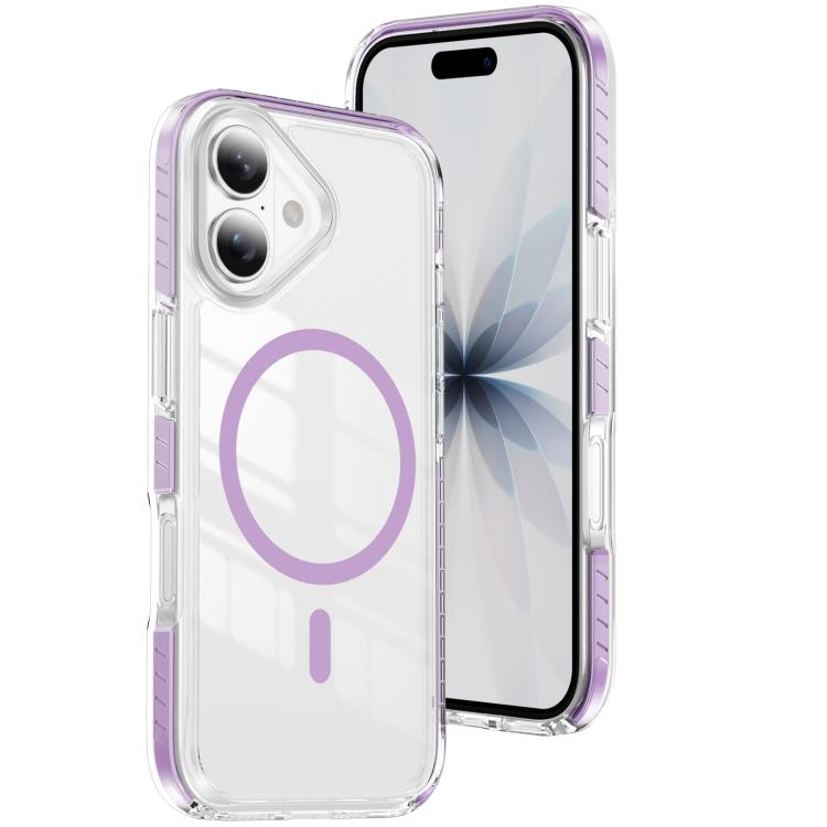 Crystal Shield Clear Magnetic Acrylic Hybrid TPU Phone Case, For iPhone 16 Plus, For iPhone 16, For iPhone 15 Pro Max, For iPhone 15 Pro, For iPhone 15 Plus, For iPhone 15