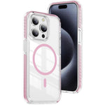 Crystal Shield Clear Magnetic Acrylic Hybrid TPU Phone Case, For iPhone 16 Plus, For iPhone 16, For iPhone 15 Pro Max, For iPhone 15 Pro, For iPhone 15 Plus, For iPhone 15