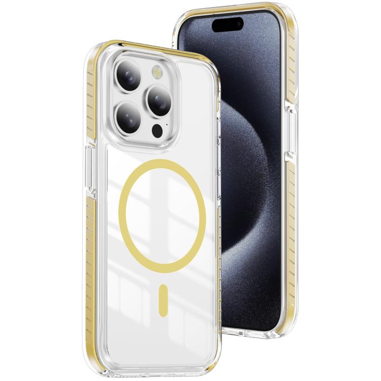 Crystal Shield Clear Magnetic Acrylic Hybrid TPU Phone Case, For iPhone 15 Pro, For iPhone 15 Plus, For iPhone 15, For iPhone 14 Plus, For iPhone 14 / 13, For iPhone 14 Pro