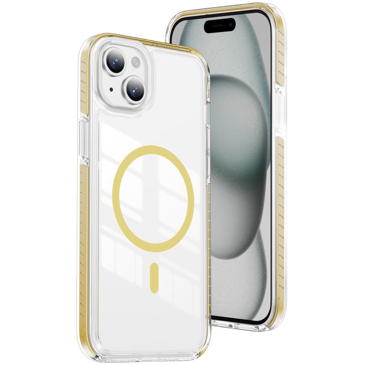 Crystal Shield Clear Magnetic Acrylic Hybrid TPU Phone Case, For iPhone 15 Plus, For iPhone 15, For iPhone 14 Plus, For iPhone 14 / 13, For iPhone 14 Pro, For iPhone 14 Pro Max