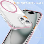 Crystal Shield Clear Magnetic Acrylic Hybrid TPU Phone Case, For iPhone 15 Plus, For iPhone 15, For iPhone 14 Plus, For iPhone 14 / 13, For iPhone 14 Pro, For iPhone 14 Pro Max