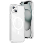 Crystal Shield Clear Magnetic Acrylic Hybrid TPU Phone Case, For iPhone 16 Plus, For iPhone 16, For iPhone 15 Pro Max, For iPhone 15 Pro, For iPhone 15 Plus, For iPhone 15