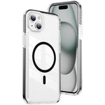 Crystal Shield Clear Magnetic Acrylic Hybrid TPU Phone Case, For iPhone 15 Plus, For iPhone 15, For iPhone 14 Plus, For iPhone 14 / 13, For iPhone 14 Pro, For iPhone 14 Pro Max