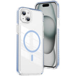 Crystal Shield Clear Magnetic Acrylic Hybrid TPU Phone Case, For iPhone 16 Plus, For iPhone 16, For iPhone 15 Pro Max, For iPhone 15 Pro, For iPhone 15 Plus, For iPhone 15