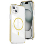 Crystal Shield Clear Magnetic Acrylic Hybrid TPU Phone Case, For iPhone 16 Plus, For iPhone 16, For iPhone 15 Pro Max, For iPhone 15 Pro, For iPhone 15 Plus, For iPhone 15