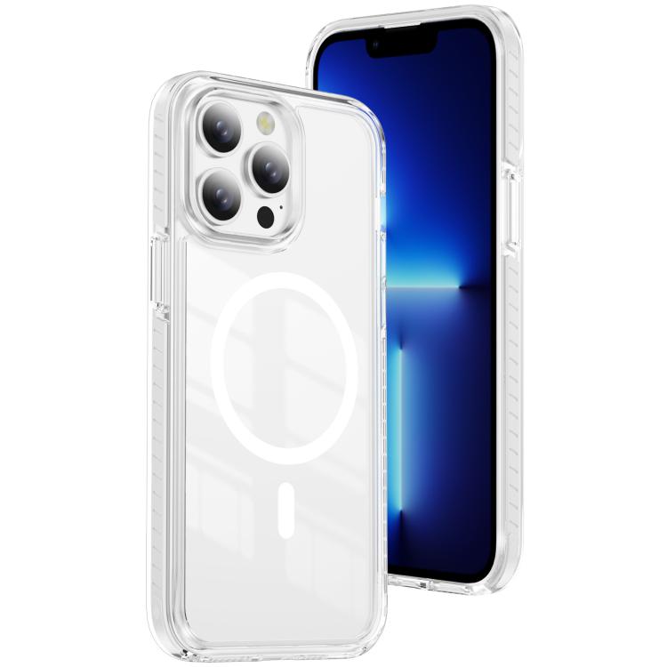 Crystal Shield Clear Magnetic Acrylic Hybrid TPU Phone Case, For iPhone 13 Pro Max, For iPhone 13 Pro, For iPhone 12 / 12 Pro, For iPhone 12 Pro Max