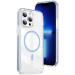 Crystal Shield Clear Magnetic Acrylic Hybrid TPU Phone Case, For iPhone 13 Pro Max, For iPhone 13 Pro, For iPhone 12 / 12 Pro, For iPhone 12 Pro Max