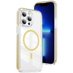 Crystal Shield Clear Magnetic Acrylic Hybrid TPU Phone Case, For iPhone 13 Pro Max, For iPhone 13 Pro, For iPhone 12 / 12 Pro, For iPhone 12 Pro Max