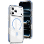 Crystal Shield Clear Magnetic Acrylic Hybrid TPU Phone Case, For iPhone 18 Pro, For iPhone 18 Pro Max, For iPhone 17 Pro Max, For iPhone 17 Pro, For iPhone 17