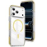 Crystal Shield Clear Magnetic Acrylic Hybrid TPU Phone Case, For iPhone 18 Pro, For iPhone 18 Pro Max, For iPhone 17 Pro Max, For iPhone 17 Pro, For iPhone 17