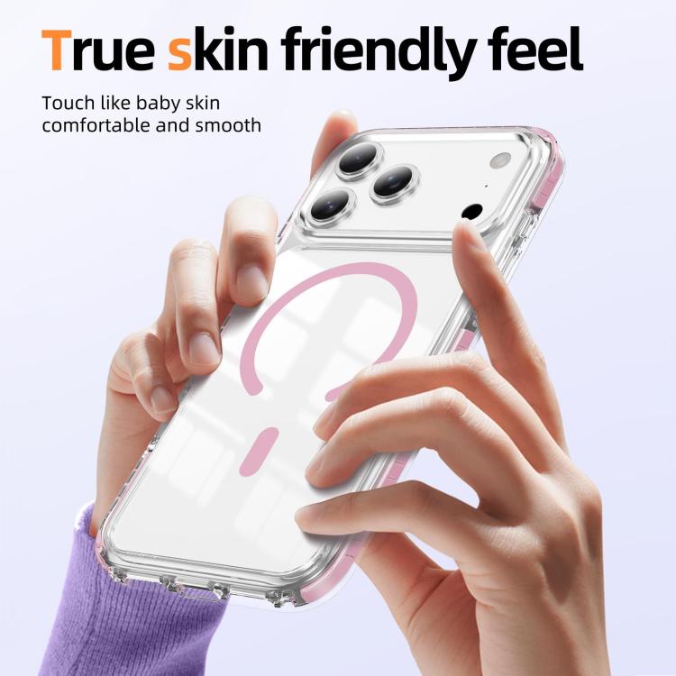 Crystal Shield Clear Magnetic Acrylic Hybrid TPU Phone Case, For iPhone 18 Pro, For iPhone 18 Pro Max, For iPhone 17 Pro Max, For iPhone 17 Pro, For iPhone 17