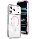 Crystal Shield Clear Magnetic Acrylic Hybrid TPU Phone Case, For iPhone 18 Pro, For iPhone 18 Pro Max, For iPhone 17 Pro Max, For iPhone 17 Pro, For iPhone 17