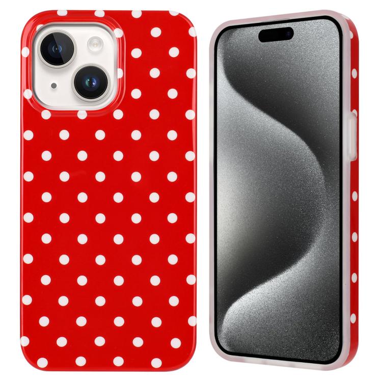 غطاء هاتف TPU بتصميم نقاط ملونة IMD بتغطية كاملة، لجهاز iPhone 14، لجهاز iPhone 14 Pro، لجهاز iPhone 14 Pro Max، لجهاز iPhone 13 Pro Max، لجهاز iPhone 13 Pro، لجهاز iPhone 13