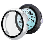 xDfind Tempered Film Integrated Oil Spraying PC Watch Protective Cover, For Google Pixel Watch 4 / 3 45mm, For Google Pixel Watch 4 / 3 / 2 / 1 41mm