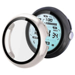 xDfind Tempered Film Integrated Oil Spraying PC Watch Protective Cover, For Google Pixel Watch 4 / 3 45mm, For Google Pixel Watch 4 / 3 / 2 / 1 41mm