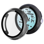 xDfind Tempered Film Integrated Oil Spraying PC Watch Protective Cover, For Google Pixel Watch 4 / 3 45mm, For Google Pixel Watch 4 / 3 / 2 / 1 41mm