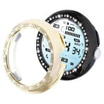 xDfind Single Row Diamond Hollow PC Watch Cover, For Google Pixel Watch 4 / Watch 3 45mm, For Google Pixel Watch 4 / 3 / 2 / 1 41mm