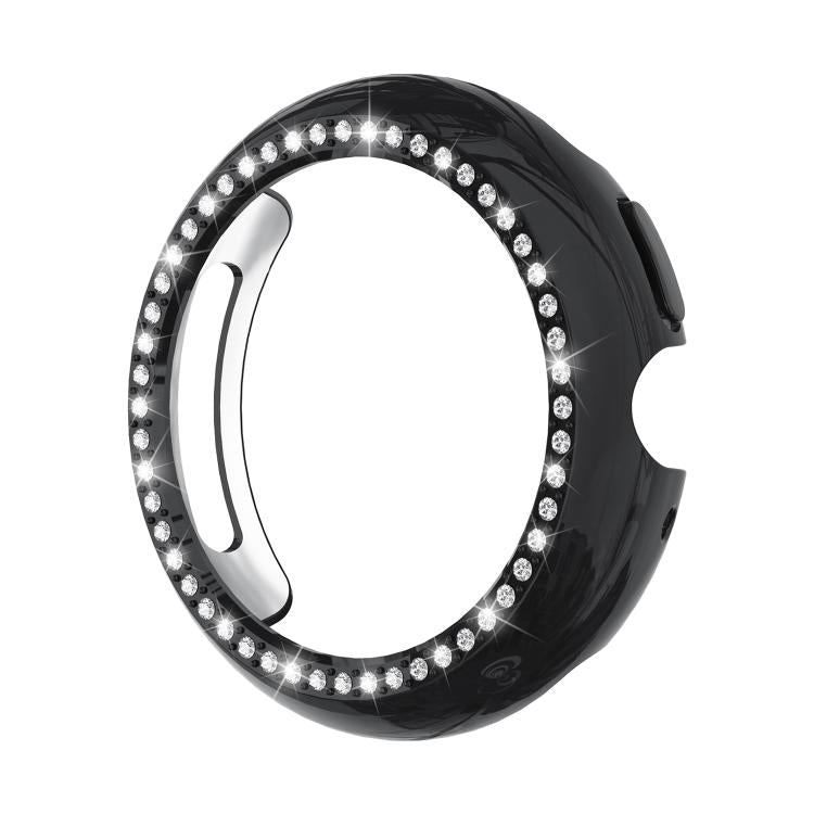 غطاء ساعة xDfind بتصميم ماسي مجوف صف واحد من PC، لساعات Google Pixel Watch 4 / 3 مقاس 45 مم، وللساعات 4 / 3 / 2 / 1 مقاس 41 مم