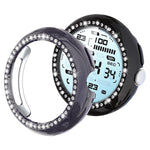 غطاء ساعة xDfind بتصميم ماسي مجوف صف واحد من PC، لساعات Google Pixel Watch 4 / 3 مقاس 45 مم، وللساعات 4 / 3 / 2 / 1 مقاس 41 مم