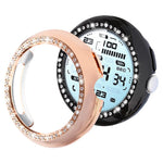 غطاء ساعة xDfind بتصميم ماسي مجوف صف واحد من PC، لساعات Google Pixel Watch 4 / 3 مقاس 45 مم، وللساعات 4 / 3 / 2 / 1 مقاس 41 مم