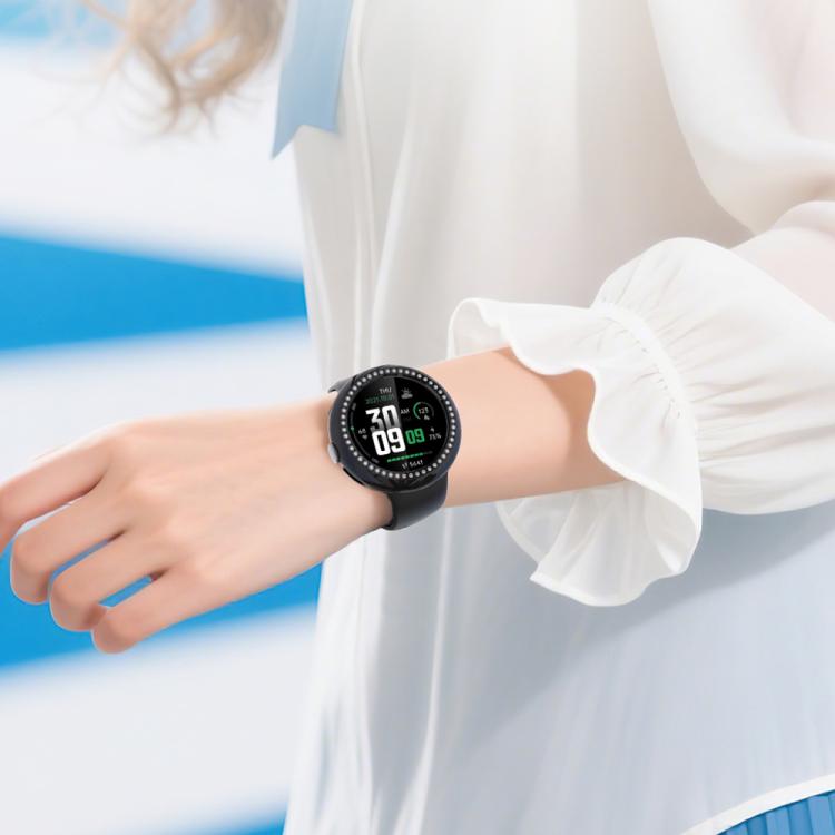 xDfind Single Row Diamond Hollow PC Watch Cover, For Google Pixel Watch 4 / Watch 3 45mm, For Google Pixel Watch 4 / 3 / 2 / 1 41mm