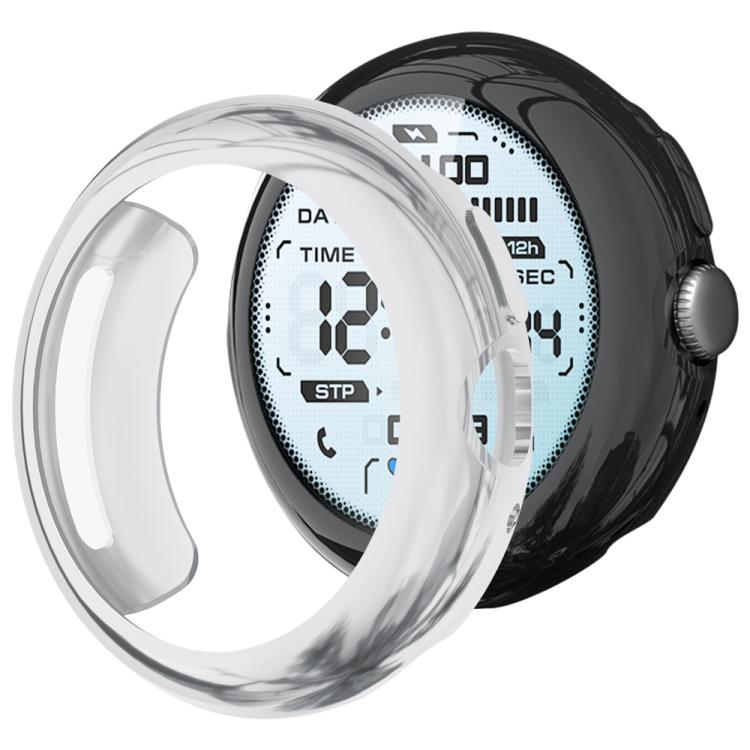 xDfind Tempered Film Integrated TPU Watch Cover, For Google Pixel Watch 4 / 3 45mm, For Google Pixel Watch 4 / 3 / 2 / 1 41mm